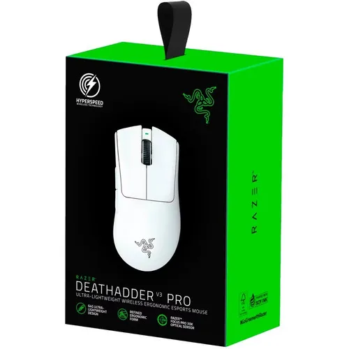 Mouse Razer Deathadder V3 Pro Wireless de 90 horas, comutadores Gen-3