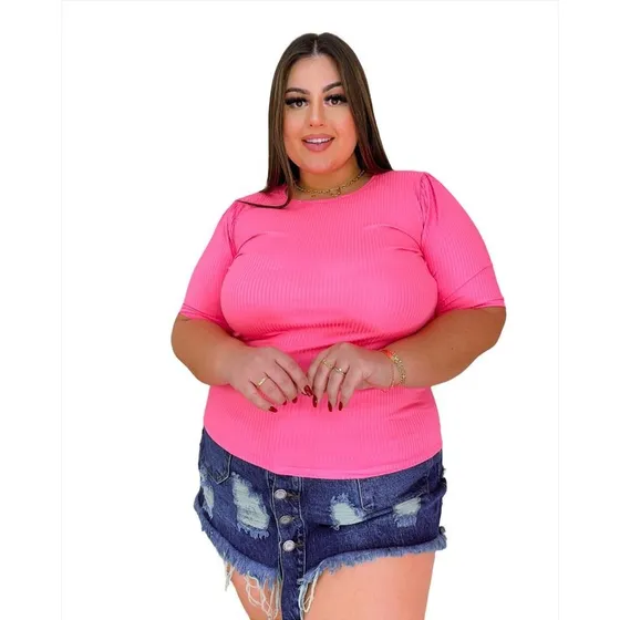Blusinha Plus Size Princesa Bufante Blusa Feminina Camiseta