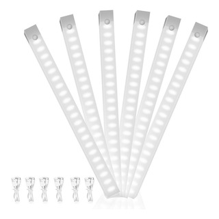 Luz Led Con Sensor De Movimiento 6pzs, Lámpara Debajo De Luz Led Con Sensor De Movimiento 6pzs, Lámpara Debajo De