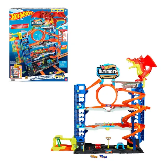 Pista Hot Wheels Mega Garagem Ultimate Dragão - Mattel