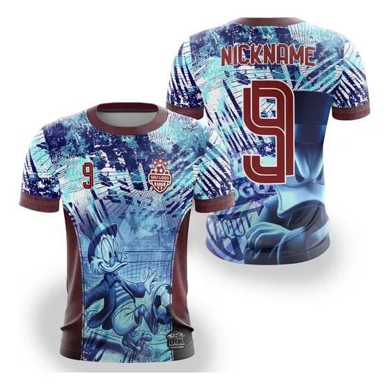 Kit 2 Camisetas Uniforme Futebol Interclasse Time Várzea