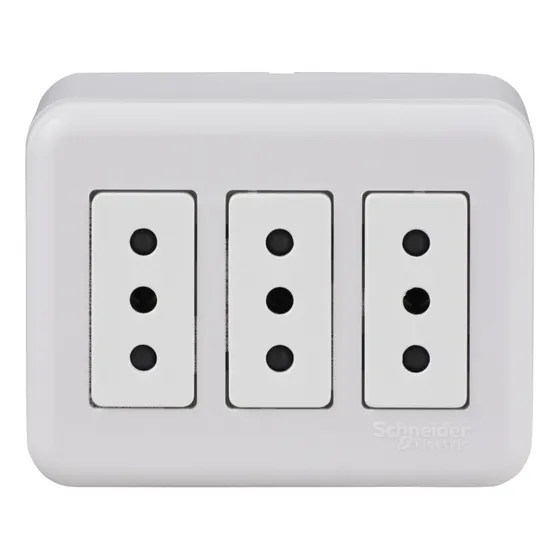 Casquete Genesis Armado Toma Triple 10a Schneider Electric