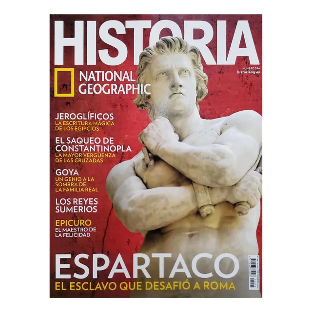 Revista Historia National Geographic Ed. España Físico N246 Espartaco