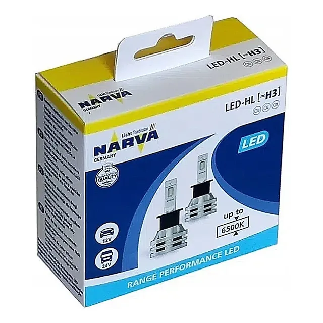 Kit Lamparas Led H3 Narva