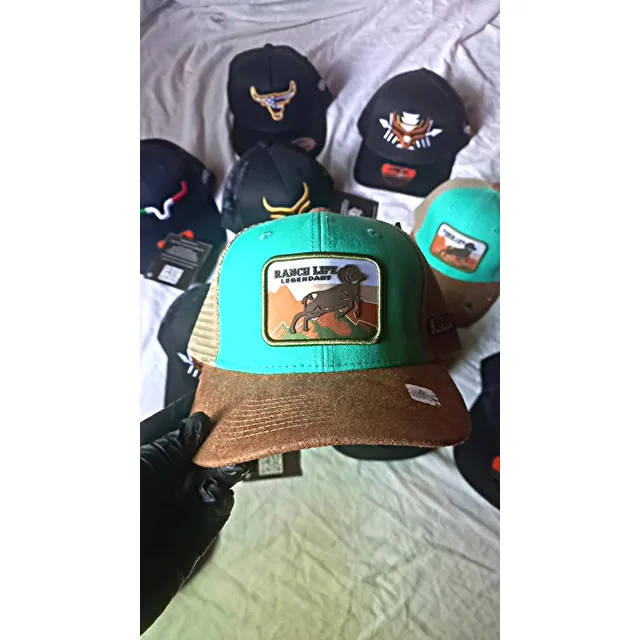 Gorra Ranch Life Tipo Vaquera Color Cian Ajustable