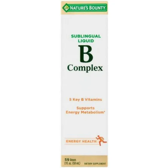 Suplemento Del Complejo De Vitamina B Nature's Bounty, 60 Ml