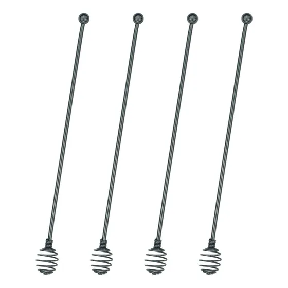 Palitos De Café De Acero Inoxidable, 4 Agitadores Reutilizab
