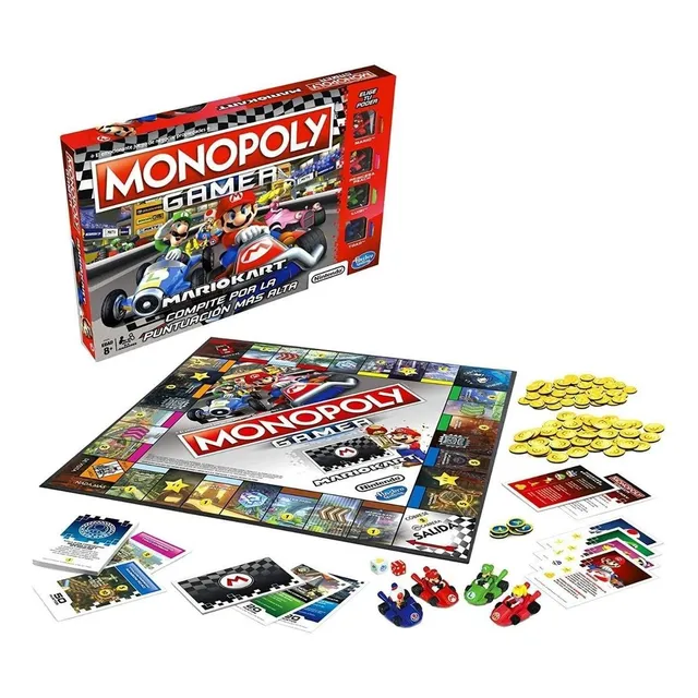 Juego De Mesa Monopoly Mario Kart Hasbro Gaming