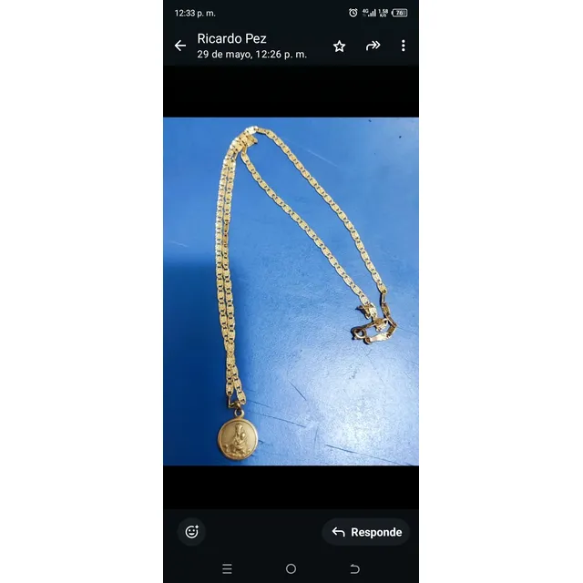 Cadena De Oro Usada