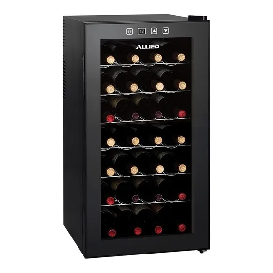Enfriadora De Vinos Allied 80l 28 Botellas Panel Táctil