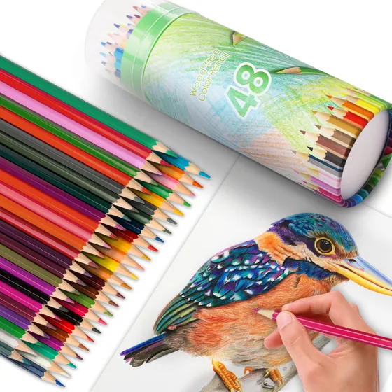 Lapices De 48 Colores De Profesionales Creativo Pintura Set 