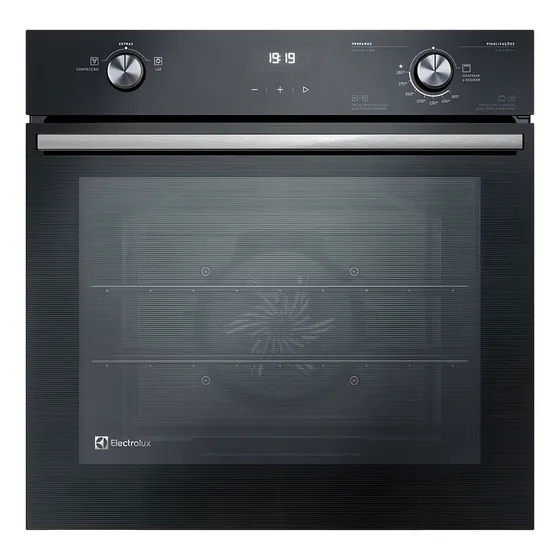 Horno Electrolux Gas Perfectcook360, 80 l, eficiente, convección, color negro, 110 V