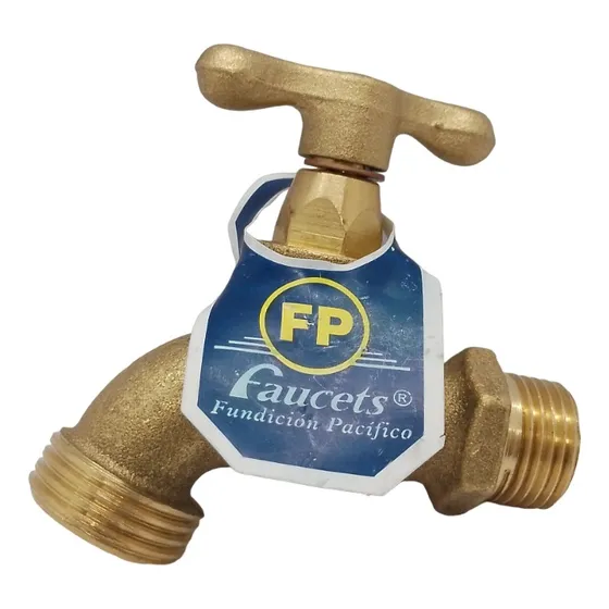 Llave De Chorro Bronce 1/2 Pulgada Marca Fp