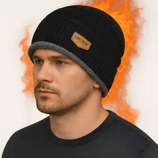 Touca Gorro Inverno Masculina Feminina Forrada PelĂșcia Frio Touca Gorro Inverno Masculina Feminina Forrada PelĂșcia Frio