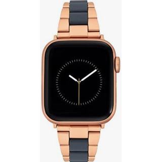 Anne Klein Bracelet Compatible With Apple Watch Oro Rosa Con Negro Anne Klein Bracelet Compatible With Apple Watch Oro Rosa Con Negro