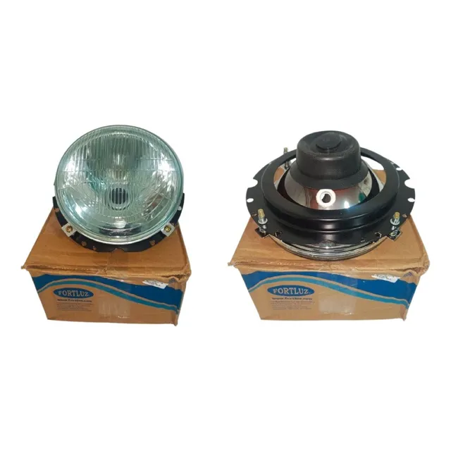 Par De Faros De Vidrio Para Vw Escarabajo Kombi