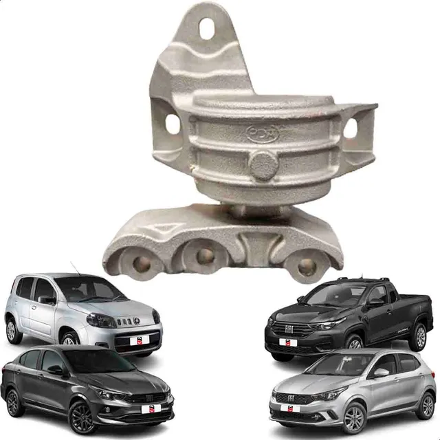 Coxim Direito Do Motor Fiat Argo Cronos Strada Uno 2016/2023