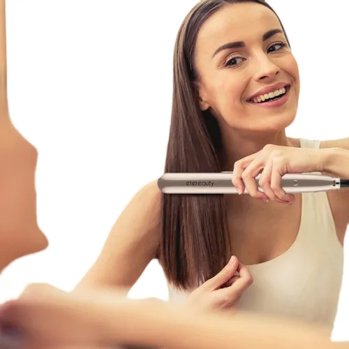 Salón Profesional Vapor Styler Vapor Cerámica Argan Plancha 