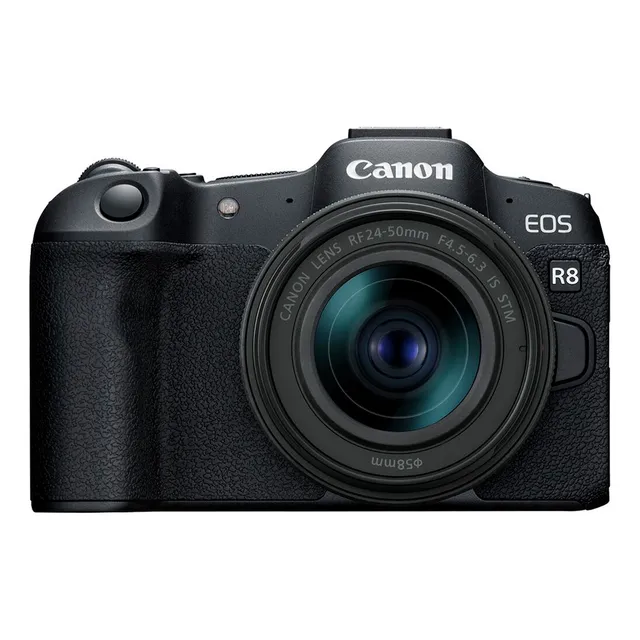 Cámara Canon Eos R8 Con Lente Rf 24-50mm F/4.5-6.3 Is Stm Color Negro