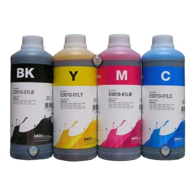 500 Ml X4 Tinta Inktec Dye Para L200 L210 L300 L355