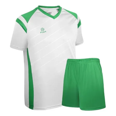 Camiseta De Futbol Y Short - Blanco Verde - Four - L
