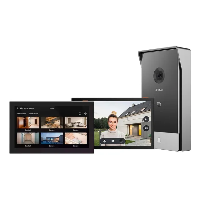 Ezviz Hp7 + Sd7, Kit Videoportero Wifi Monitor Smart Touch