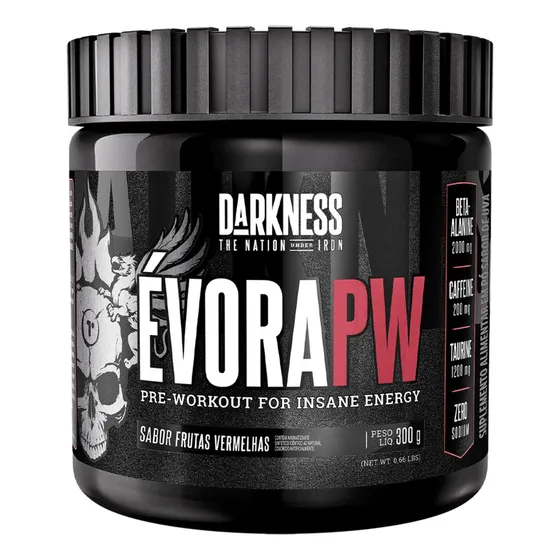Évora Pré Treino Frutas Vermelhas 300g Darkness