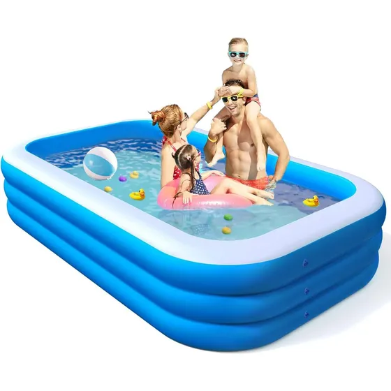 Alberca Inflable Grande Piscinas Tres Niveles Rectangle 3m