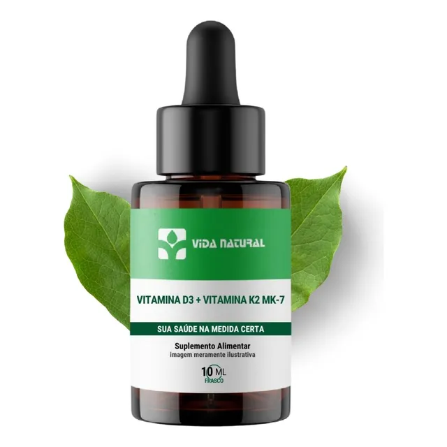 Vitamina D3 50.000ui + Vitamina K2 Mk7 120mcg 10ml