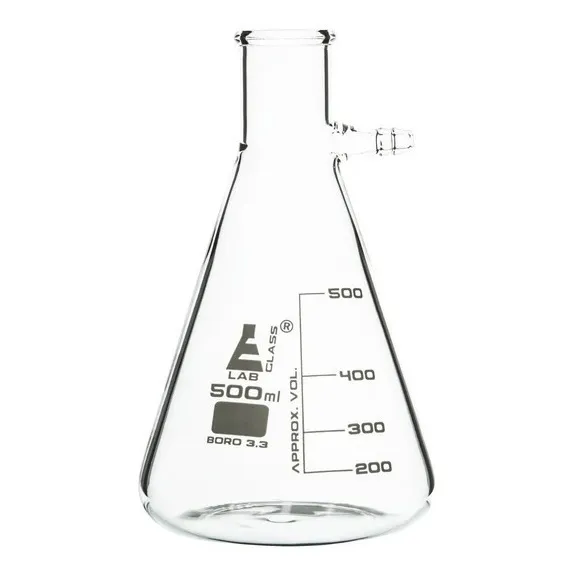 Matraz Kitasato De Vidrio 500ml