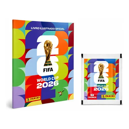 Copa Do Mundo 2026 - Kit Combo Album Brochura +70 Figurinhas