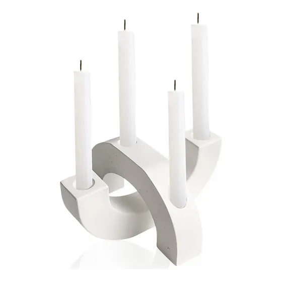Set Portavela Candelabro Fanal Centro Mesa Evento Moderno