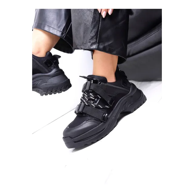 Zapatillas Sneakers Mujer Botas Glitter Platafomas Urbanas 
