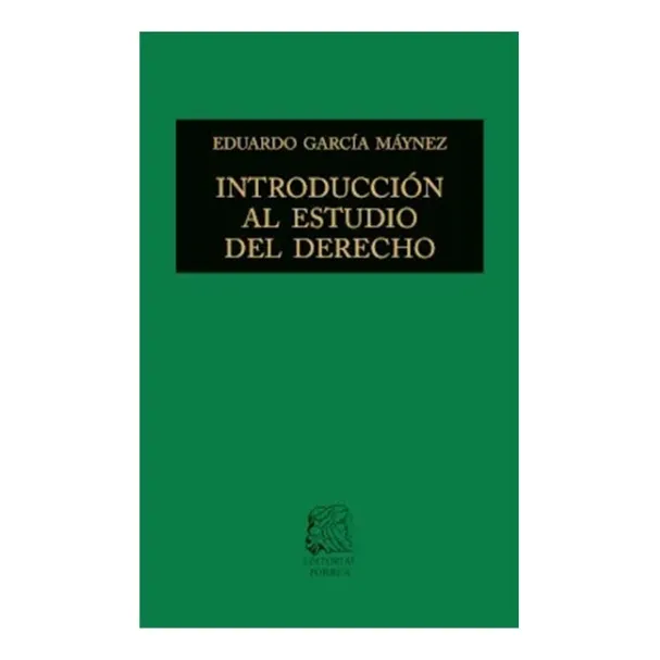 Introducción Al Estudio Del Derecho García Maynez
