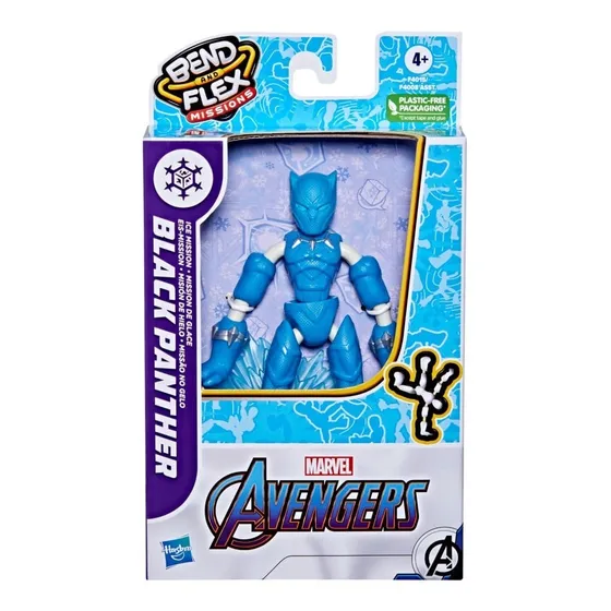 Avengers Marvel Bend And Flex Black Panther Pantera Negra