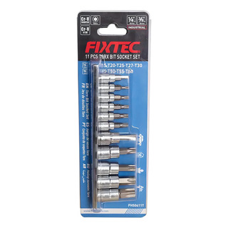 Juego De 11 Dados Torx De 1/4 Y 3/8 Fixtec Juego De 11 Dados Torx De 1/4 Y 3/8 Fixtec