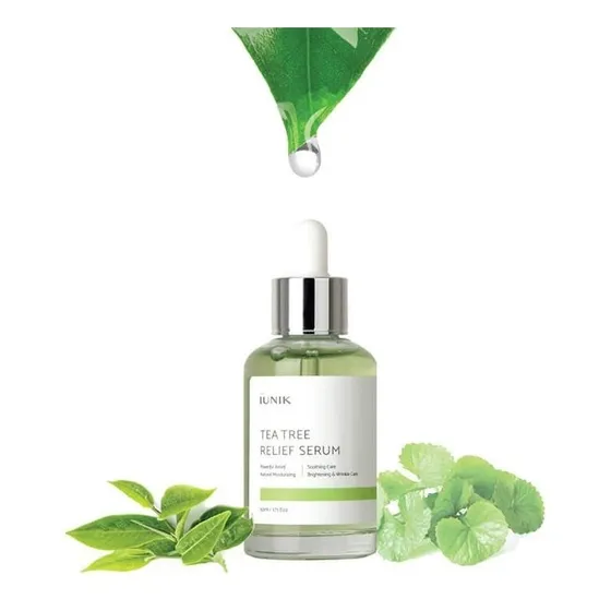 [iunik] Serum Calmante De Tea Tree, Coreano