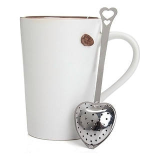 20 Infusor De Te Corazon De Metal Con Palo Inox #51 Color Plateado 20 Infusor De Te Corazon De Metal Con Palo Inox #51 Color Plateado