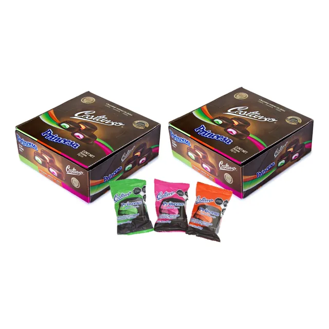 Chocolates Chocolate Costanzo Princesa 48 Piezas (2 Cajas)