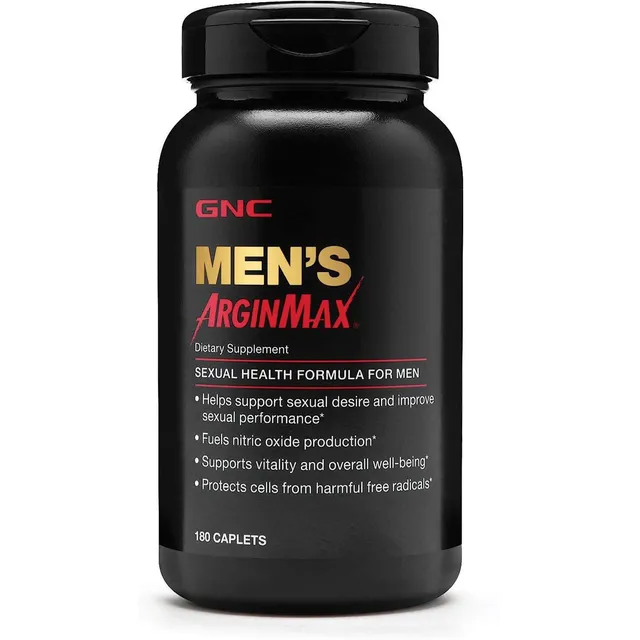 Gnc Argin Max Sexual Hombres 180 Unidades Sabor Neutro