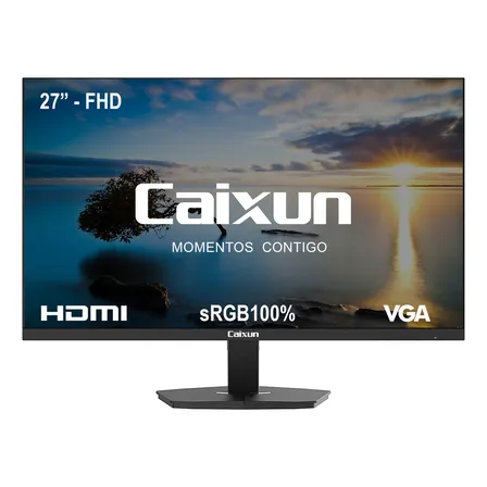 Monitor Oficina Caixun 27 Full Hd 100 Hz C27f2f Color Negro