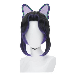 1 Demon Slayers Costume Wig Kochou Shinobu 1 Demon Slayers Costume Wig Kochou Shinobu