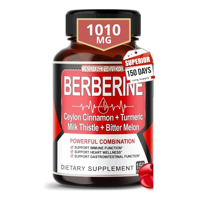 Berberine Capsulas Berberina + Canela Ceylon Complex 13000mg