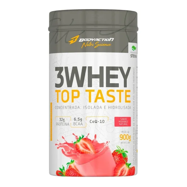 Whey Protein - 3whey Top Taste 900gr - Bodyaction