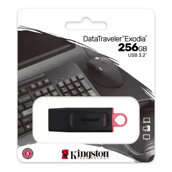 Pendrive Kingston Exodia 256gb Usb 3.2 Gen 1