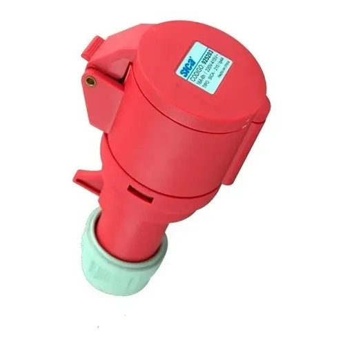 Ficha Industrial Hembra 16a 3p+n+t Ip44 Sica 925203 Color Rojo