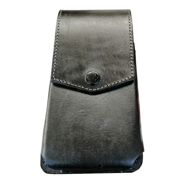 Funda Negra, Para Celular, Elegante Vaqueta Fina Y Duradera