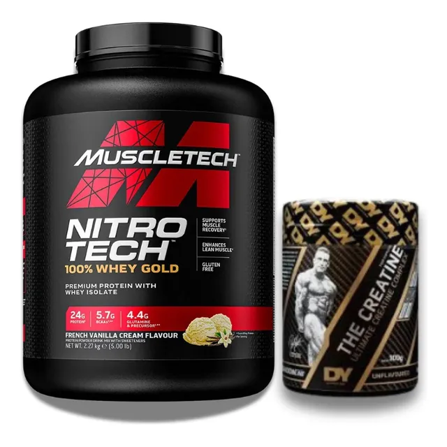 Pack Nitrotech 5lb 100% Whey  + Creatina Dorian Yates 300gr