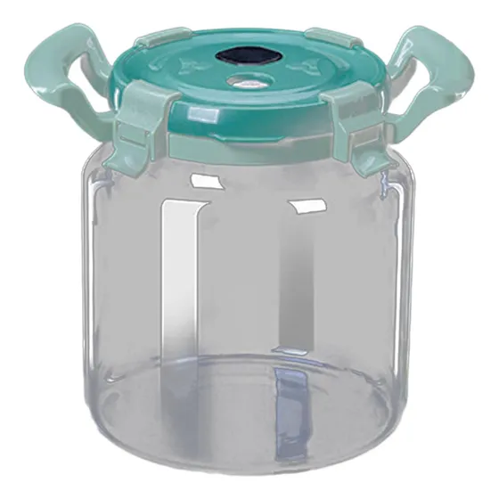 Tarro De Pepinillos, Tarro De Fermentación Transparente Con