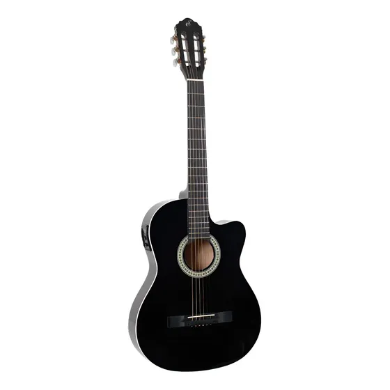 Violão Eletroacústico Giannini SF-14 CEQ Aço Preto
